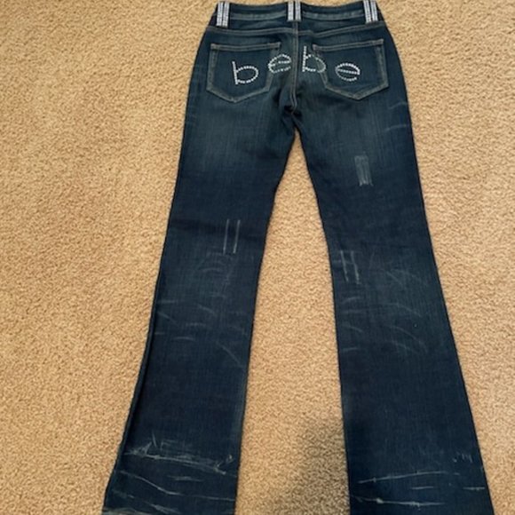 Bebe Rhinestone Crystal jeans - Picture 8 of 16